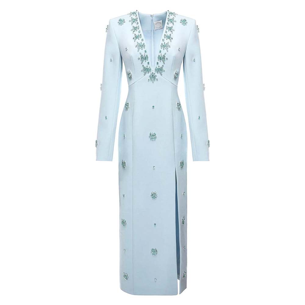Huishan Zhang - Aurore Crystal-Embellished Midi Dress